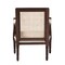 Bali & Pari Desmond Traditional French Beige Fabric and Dark Brown Finished Wood Accent Chair 238-13339-ZORO - alternate 7